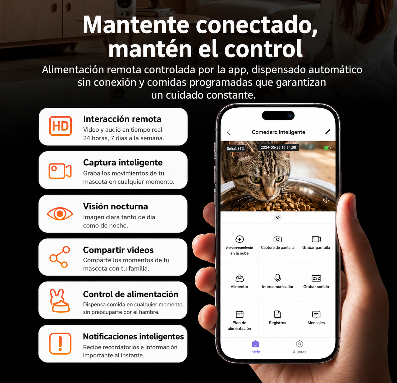 COMEDERO INTELIGENTE - VERSIÓN CÁMARA