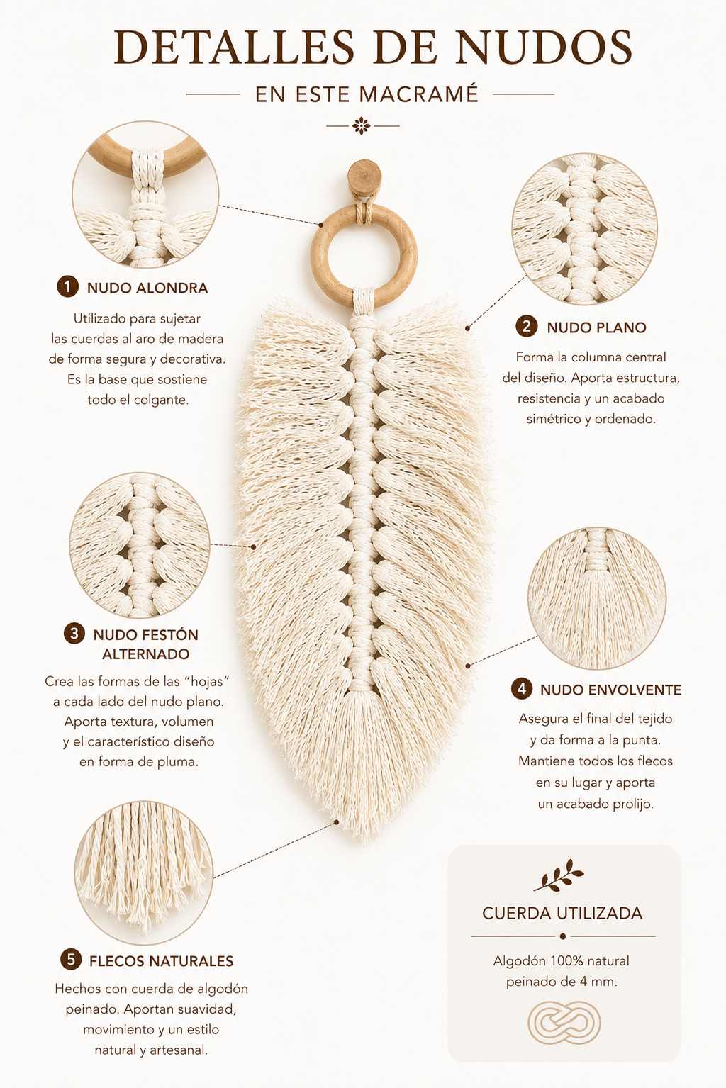 MACRAMÉ HOJA