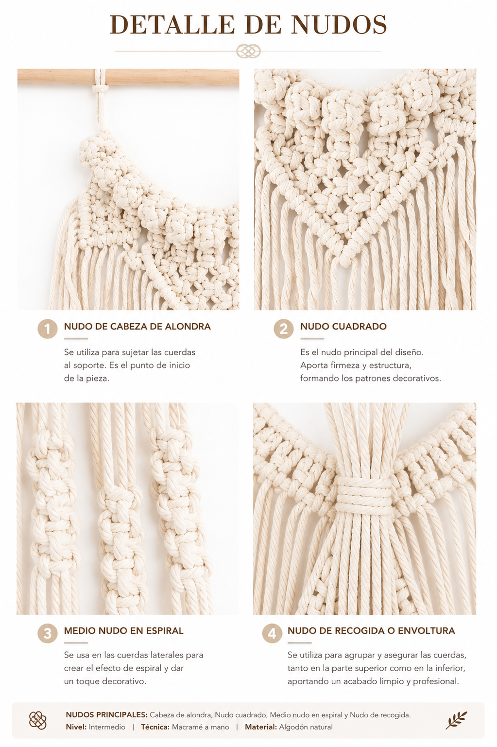 MACRAMÉ ORQUÍDEA